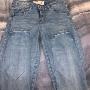 too small and low waisted